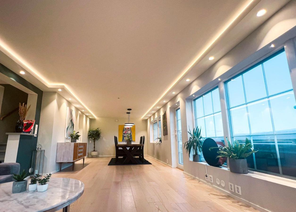 Penthouse Apartment With Amazing View. Tromsø Dış mekan fotoğraf
